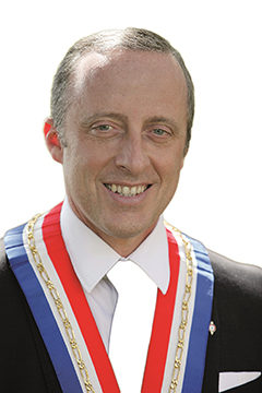 Le maire de Villefranche-sur-Mer Monsieur Christophe TROJANI