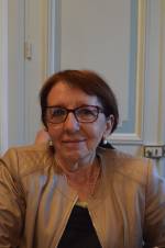 Le maire d'Andelarre Madame Evelyne CHAVANNE